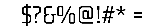 JunctureAstro CondLight Font OTHER CHARS