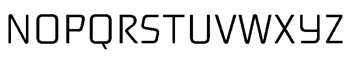 JunctureAstro NarrowLight Font LOWERCASE