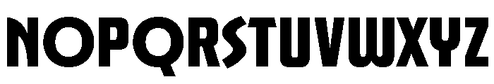 JunctureDeco CompBlack Font UPPERCASE