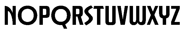 JunctureDeco CompBold Font LOWERCASE