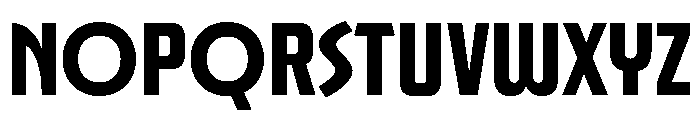 JunctureDeco CompExtraBold Font LOWERCASE
