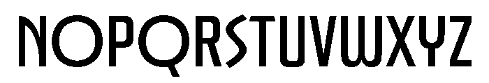 JunctureDeco CompMedium Font UPPERCASE