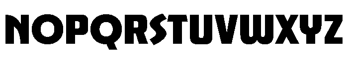 JunctureDeco CondBlack Font LOWERCASE