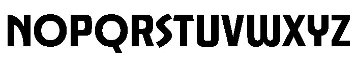 JunctureDeco CondBold Font LOWERCASE
