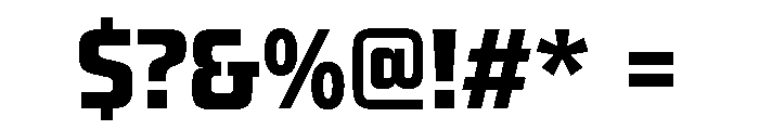 JunctureDeco CondExtraBold Font OTHER CHARS