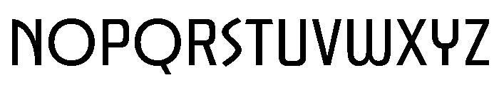 JunctureDeco CondRegular Font LOWERCASE