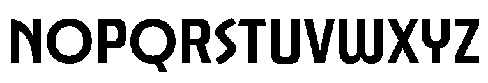 JunctureDeco CondSemiBold Font LOWERCASE