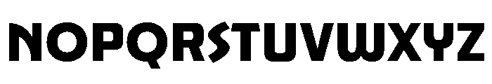 JunctureDeco NarrowBold Font LOWERCASE