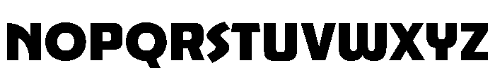 JunctureDeco NarrowExtraBold Font UPPERCASE
