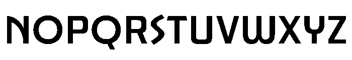 JunctureDeco NarrowMedium Font UPPERCASE