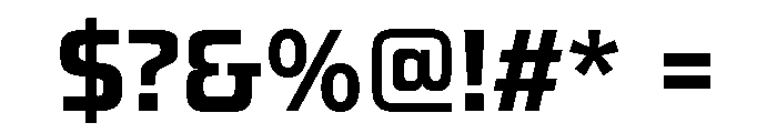 JunctureDeco NarrowSemiBold Font OTHER CHARS