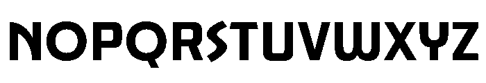 JunctureDeco NarrowSemiBold Font UPPERCASE