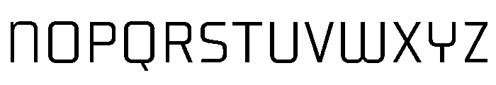 JunctureDeli NarrowLight Font UPPERCASE