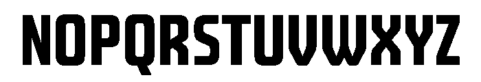 JunctureRebar CompExtraBold Font UPPERCASE