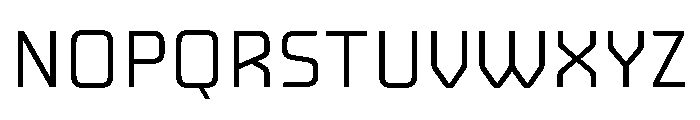 JunctureRebar NarrowLight Font LOWERCASE