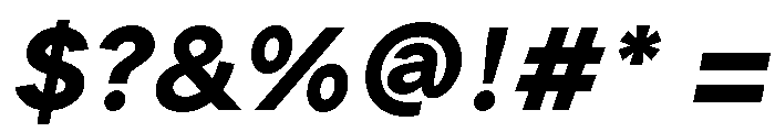 Jungka BoldItalic Font OTHER CHARS