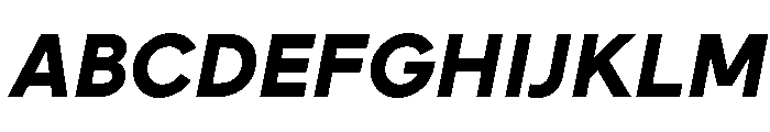 Jungka BoldItalic Font UPPERCASE