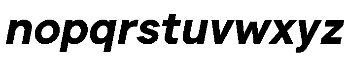 Jungka BoldItalic Font LOWERCASE