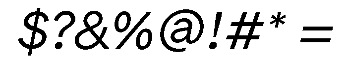 Jungka BookItalic Font OTHER CHARS
