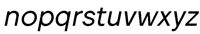Jungka BookItalic Font LOWERCASE