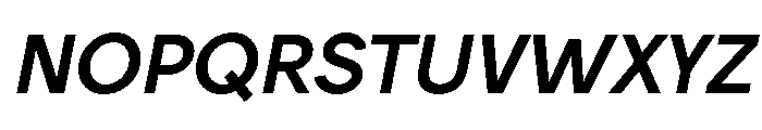 Jungka MediumItalic Font UPPERCASE