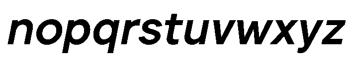 Jungka MediumItalic Font LOWERCASE