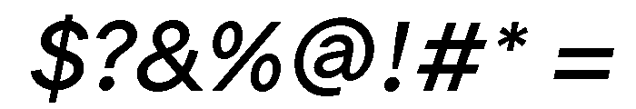 Jungka RegularItalic Font OTHER CHARS