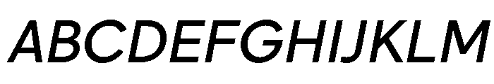 Jungka RegularItalic Font UPPERCASE
