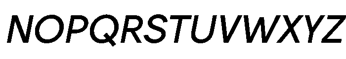 Jungka RegularItalic Font UPPERCASE