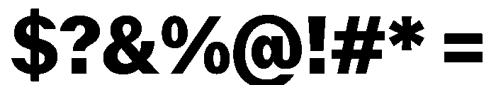Juunior Bold Font OTHER CHARS
