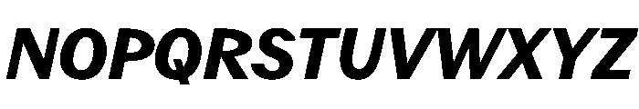 Juunior BoldItalic Font UPPERCASE