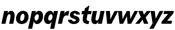 Juunior BoldItalic Font LOWERCASE