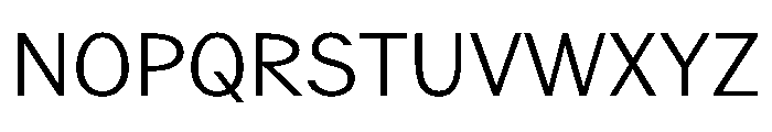 Juunior Light Font UPPERCASE