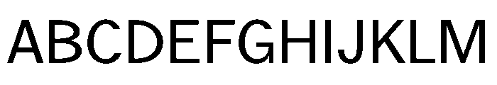Juunior Regular Font UPPERCASE