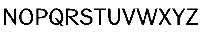 Juunior Regular Font UPPERCASE