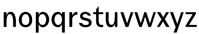 Juunior Regular Font LOWERCASE