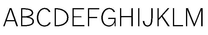 Juunior Thin Font UPPERCASE