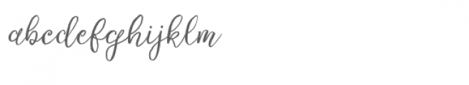 july kissed script font Font LOWERCASE