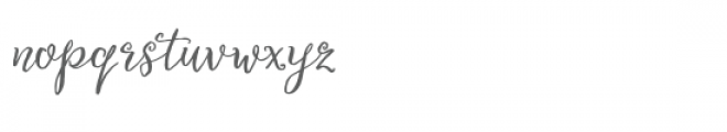 july kissed script font Font LOWERCASE