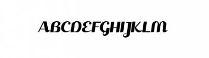 Juicy Regular Italic Font UPPERCASE