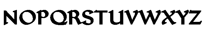 Jubilee Bold Font UPPERCASE