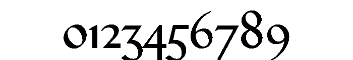 Jubilee Light Font OTHER CHARS