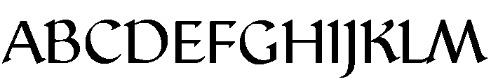 Jubilee Light Font UPPERCASE
