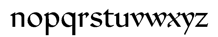 Jubilee Light Font LOWERCASE