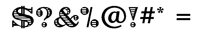 Jubilee Lines Regular Font OTHER CHARS