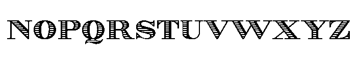 Jubilee Lines Regular Font LOWERCASE