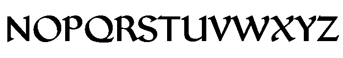 Jubilee Medium Font UPPERCASE