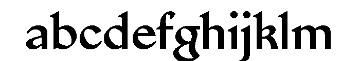 Jubilee Medium FONT