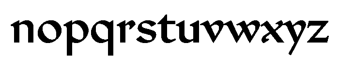 Jubilee Medium Font LOWERCASE