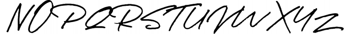 JV Signature SVG - Opentype SVG FONT 1 Font UPPERCASE